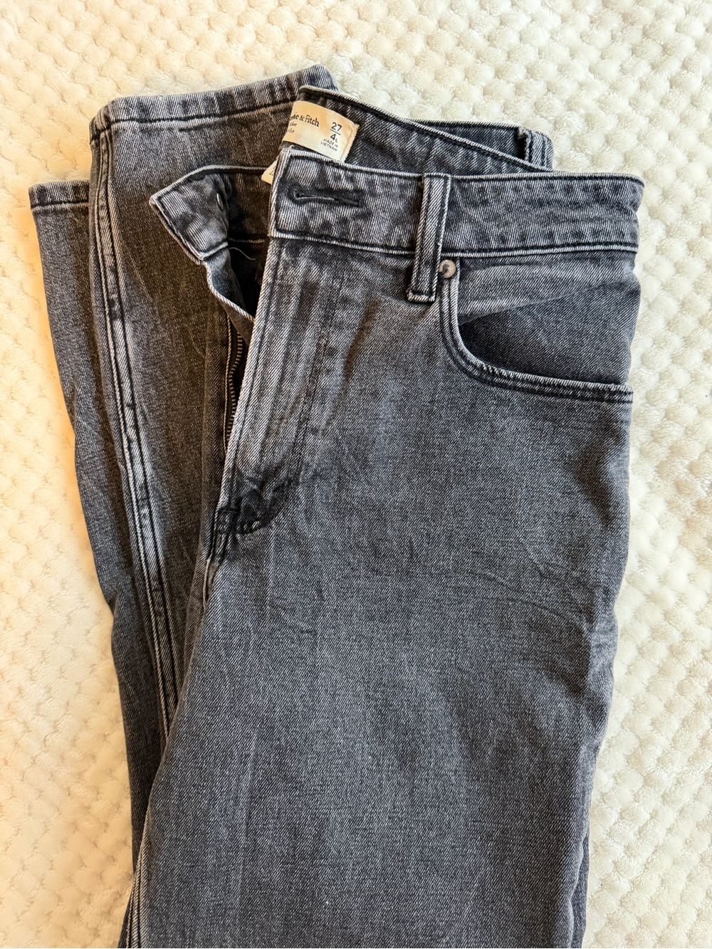 Abercrombie slim straight cropped jeans - Picture 3 of 3